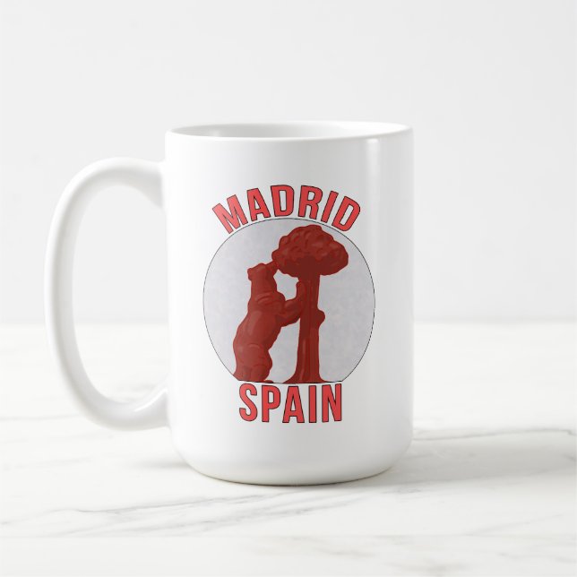 Madrid Spain Coffee Mug (Left)