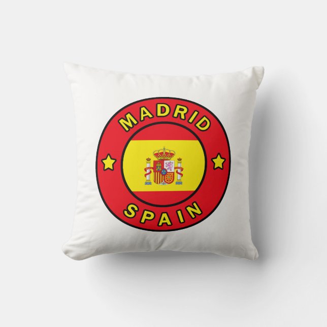 Madrid Spain Cushion (Front)