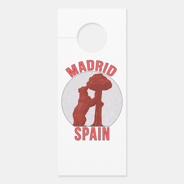 Madrid Spain Door Hanger (Front)