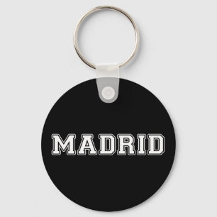 Madrid Spain Key Ring