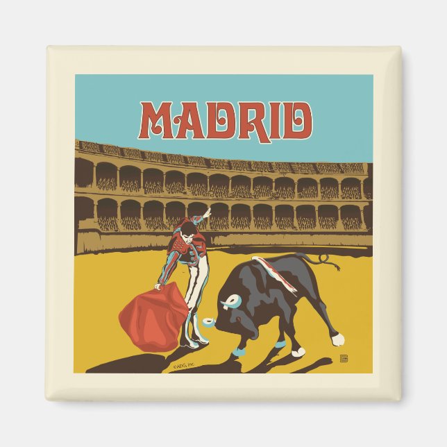 Madrid, Spain Magnet (Front)