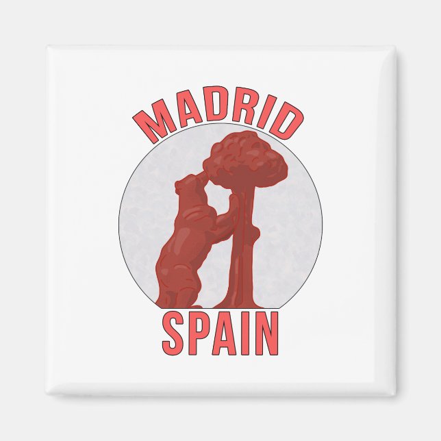 Madrid Spain Magnet (Front)