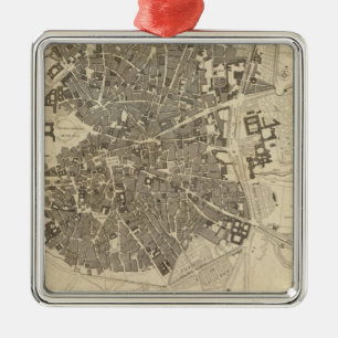 Madrid, Spain Metal Tree Decoration