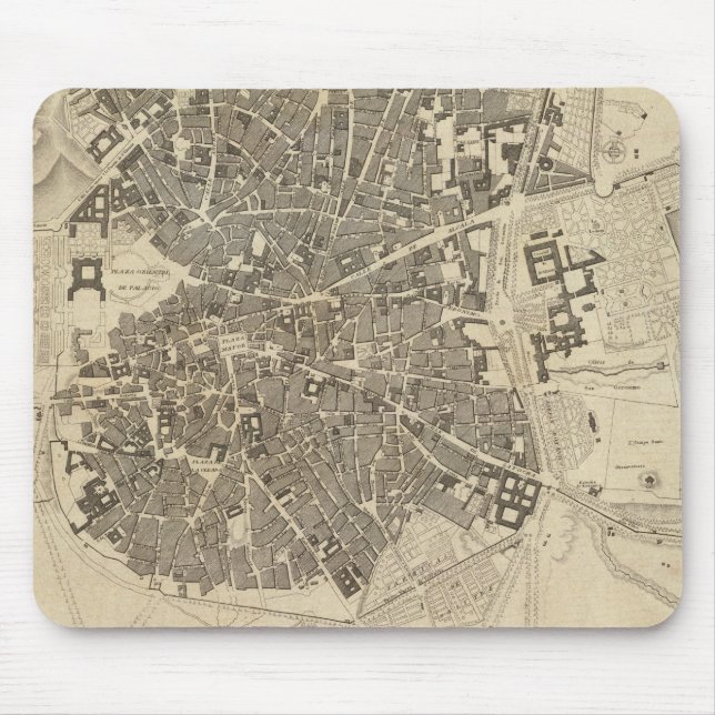 Madrid, Spain Mouse Pad (Front)