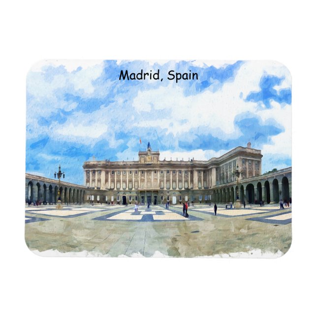 Madrid Spain Palace  Magnet (Horizontal)