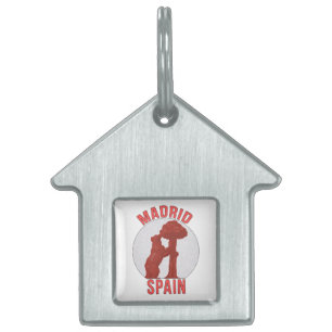 Madrid Spain Pet ID Tag