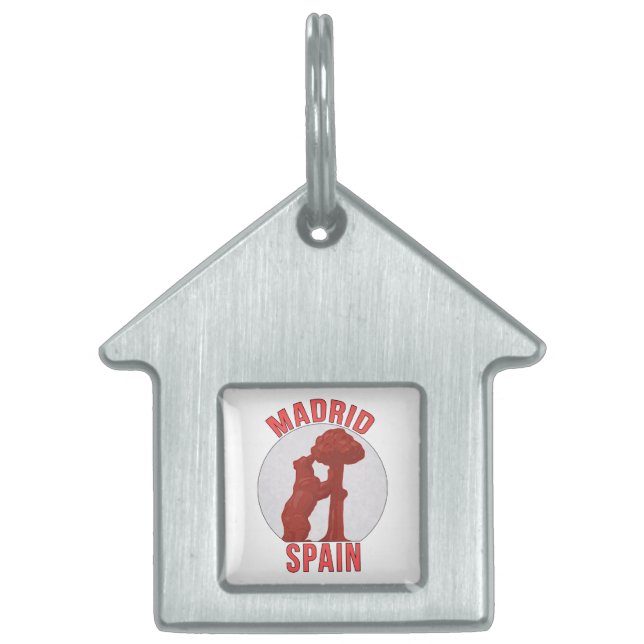 Madrid Spain Pet ID Tag (Front)