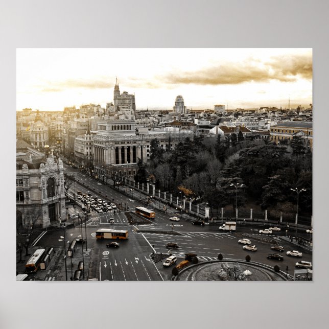 Madrid Spain Poster (Front)