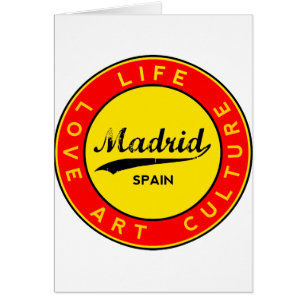 Madrid, Spain, red circle, art