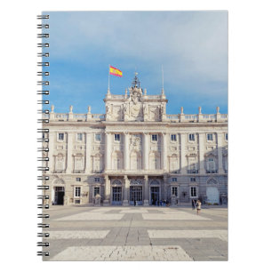 Madrid Spain Royal Palace Fortress Notebook