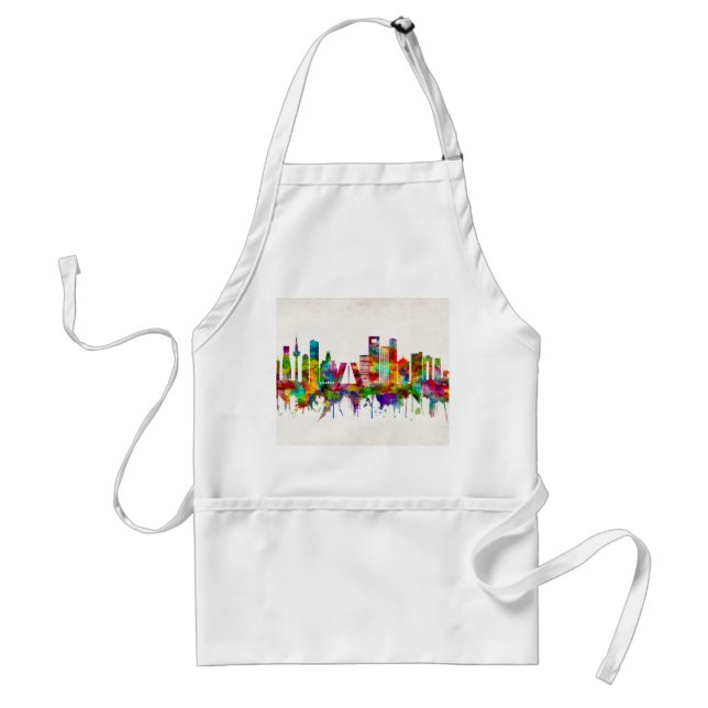 Madrid Spain Skyline Standard Apron (Front)