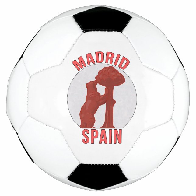 Madrid Spain Soccer Ball (Front)