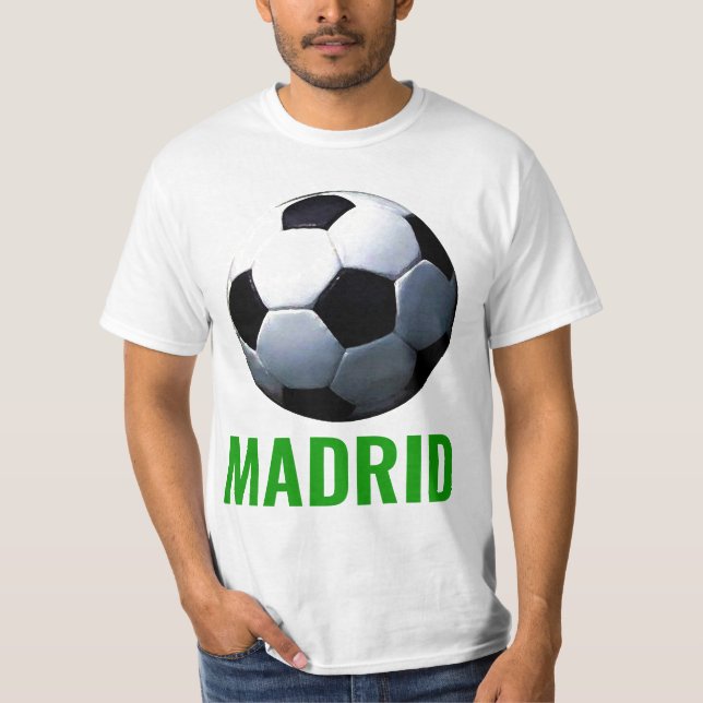 Madrid Spain Soccer Football T-Shirt (Front)