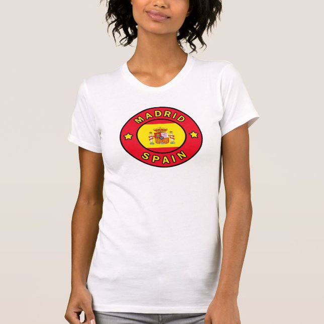 Madrid Spain T-Shirt (Front)
