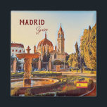 Madrid Spain Travel landscape souvenir Magnet<br><div class="desc">Madrid Spain Travel landscape souvenir magnet</div>