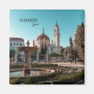 Madrid Spain Travel landscape souvenir  Magnet