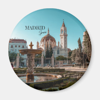 Madrid Spain Travel landscape souvenir Magnet