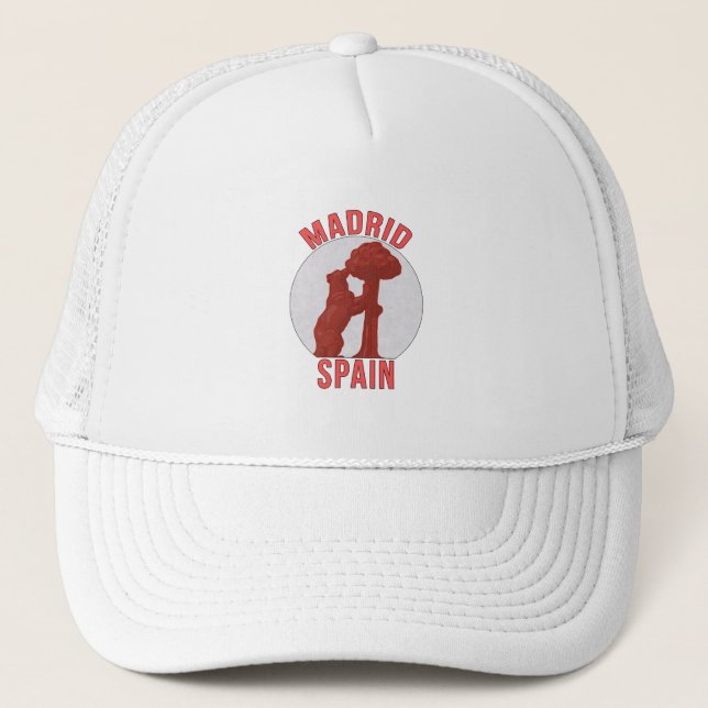 Madrid Spain Trucker Hat (Front)
