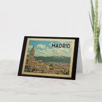 Madrid Spain Vintage Travel
