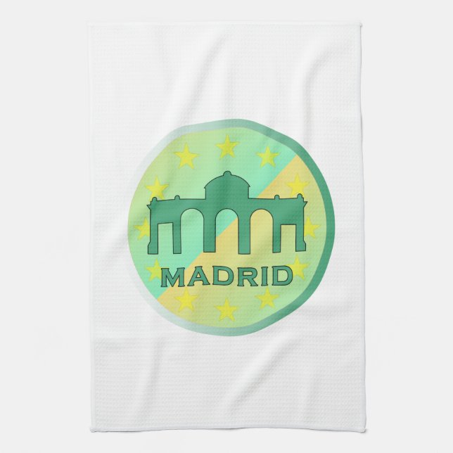 Madrid Tea Towel (Vertical)