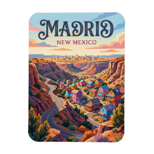 Madrid USA Magnet