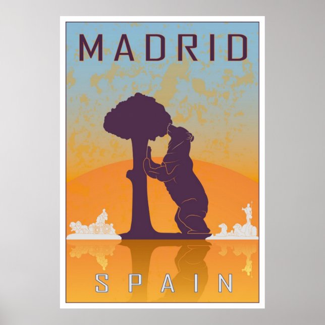 Madrid vintage poster (Front)