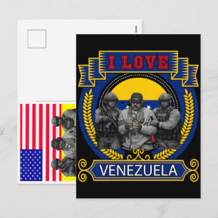 Maduro Captured Live in Hilarious USA Sting Holiday Postcard