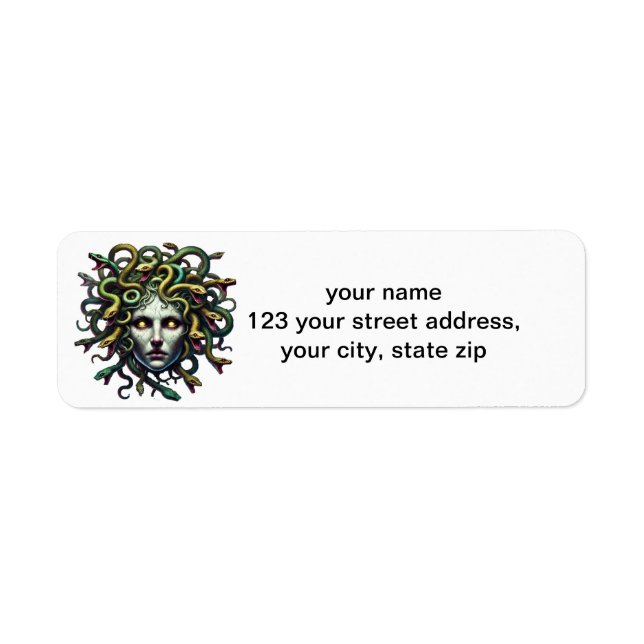 Madusa Return Address Label (Front)