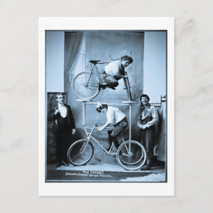 Mae Gordon's Original Insane Moving Pedestal Postcard