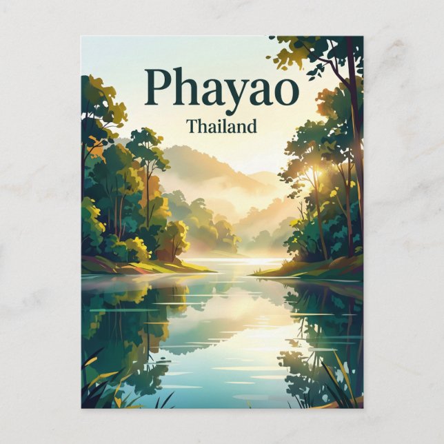 Mae Puem National Park Thailand Postcard (Front)