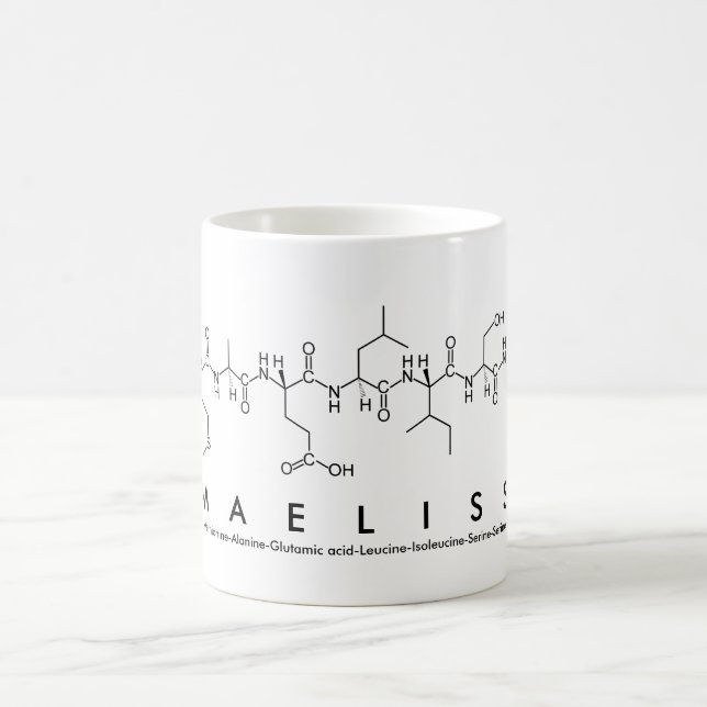 Maeliss peptide name mug (Center)