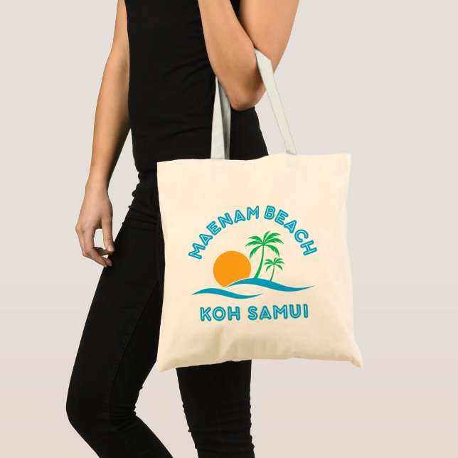 MAENAM BEACH-KOH SAMUI TOTE BAG (Front (Product))