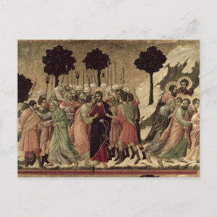 Maesta: Betrayal of Christ, 1308-11 Postcard