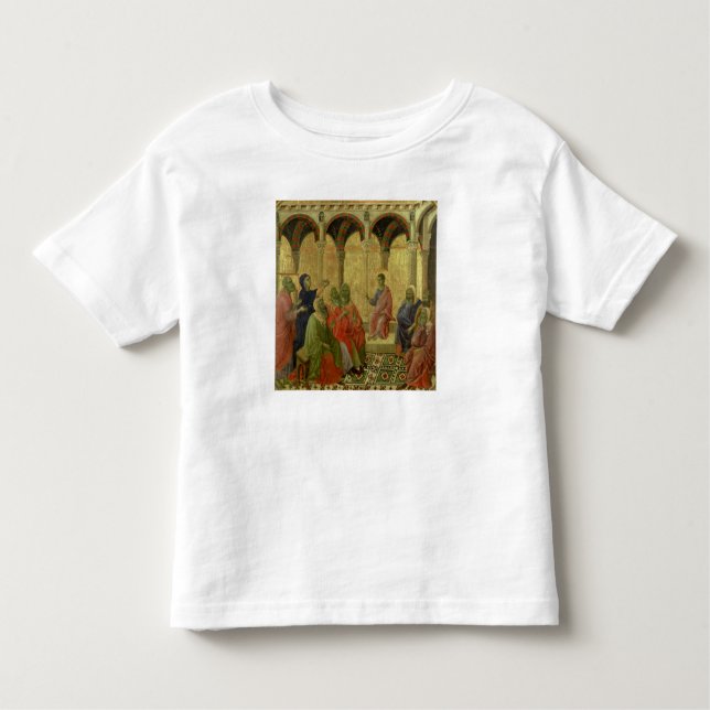 Maesta: Christ Among the Doctors, 1308-11 Toddler T-Shirt (Front)
