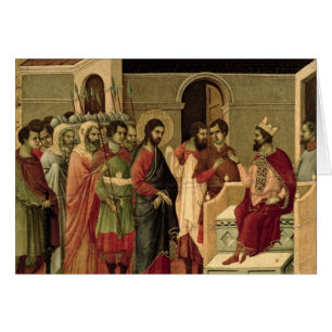 Maesta: Jesus before Herod, 1308-11