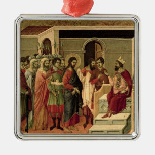 Maesta: Jesus before Herod, 1308-11 Metal Tree Decoration