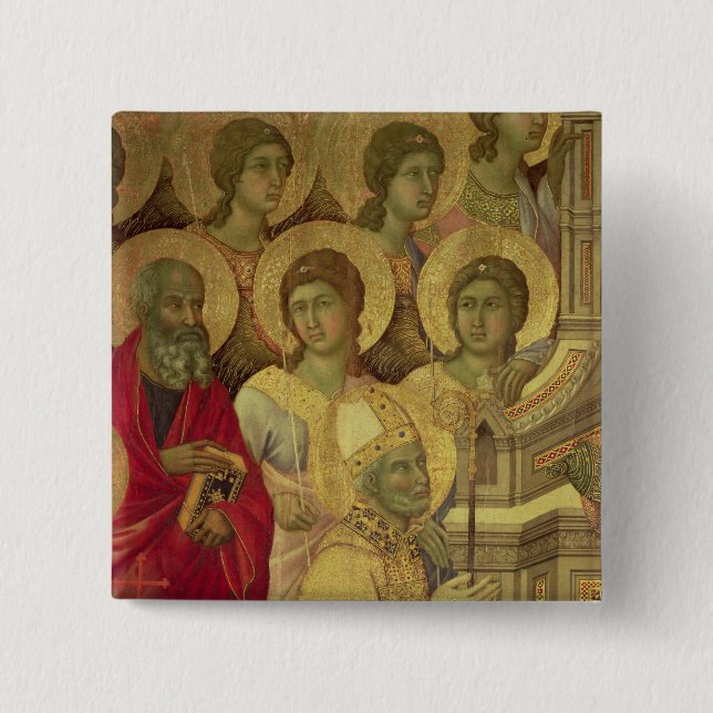 Maesta: Saints, , 1308-11 15 Cm Square Badge (Front)