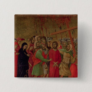 Maesta: The Road to Calvary, 1308-11 15 Cm Square Badge