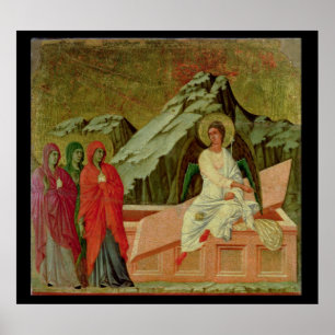Maesta: The Three Maries at Christ's Tomb Poster