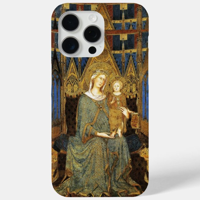 MAESTA,VIRGIN WITH CHILD Gold Yellow Blue Case-Mate iPhone Case (Back)