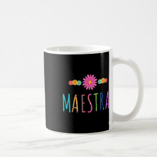 Maestra Cinco De Mayo Spanish Mexican Teacher Back Coffee Mug