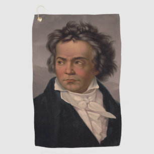 Maestro Ludwig Beethoven Symphony Music Composer  Golf Towel