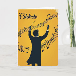Maestro Music Birthday Card