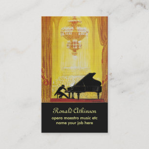 maestro opera music classic business card