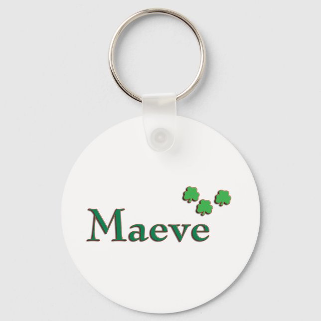 Maeve Irish Name Key Ring (Front)