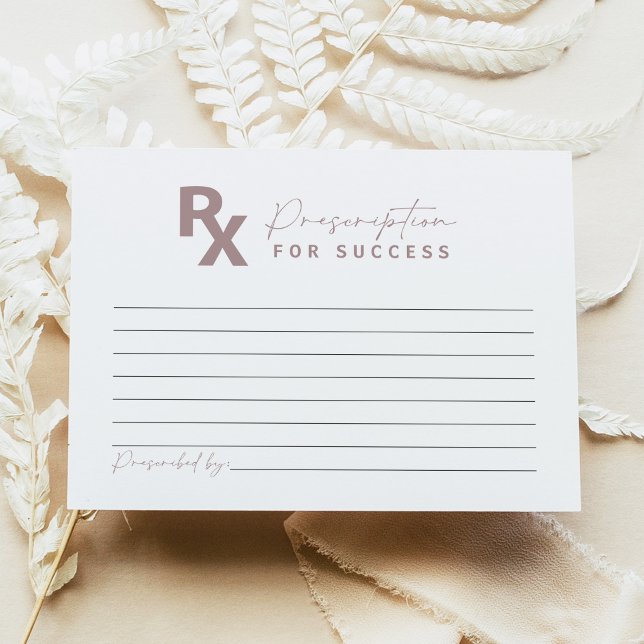 MAEVE Rose Gold Nurse Graduation Advice Card (Creator Uploaded)