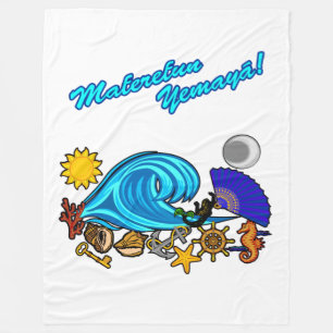 Maferefun Yemaya Fleece Blanket