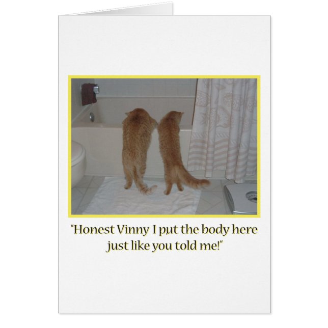 Mafia Cats Humour (Front)