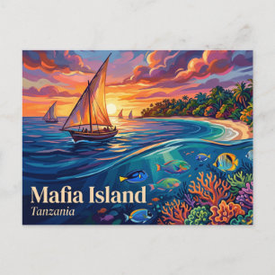 Mafia Island Marine Park Tanzania Postcard