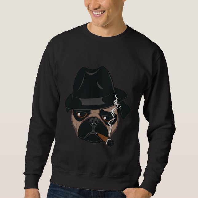 Mafia pug  Classic T-Shirt 987 Sweatshirt (Front)
